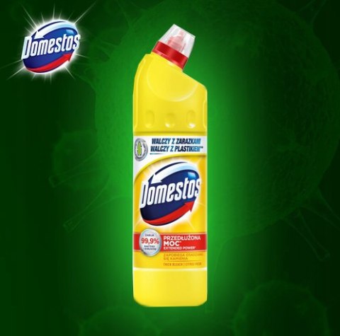 Domestos Przedłużona Moc Citrus Fresh Żel Do WC 750ml Domestos Przedłużona Moc Citrus Fresh Żel Do WC 750ml