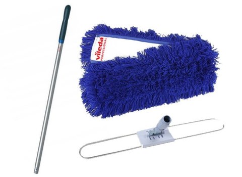 Zestaw Akrylowy wkład do zamiatania 60 cm + Dustmop uchwyt metalowy do mopa 60 cm + Kij aluminiowy niebieski Zestaw Akrylowy wkład do zamiatania 60 cm + Dustmop uchwyt metalowy do mopa 60 cm + Kij aluminiowy niebieski