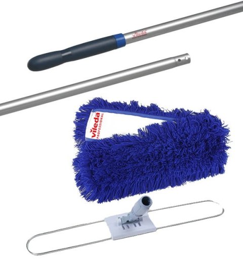 Zestaw Akrylowy wkład do zamiatania 60 cm + Dustmop uchwyt metalowy do mopa 60 cm + Kij aluminiowy niebieski Zestaw Akrylowy wkład do zamiatania 60 cm + Dustmop uchwyt metalowy do mopa 60 cm + Kij aluminiowy niebieski