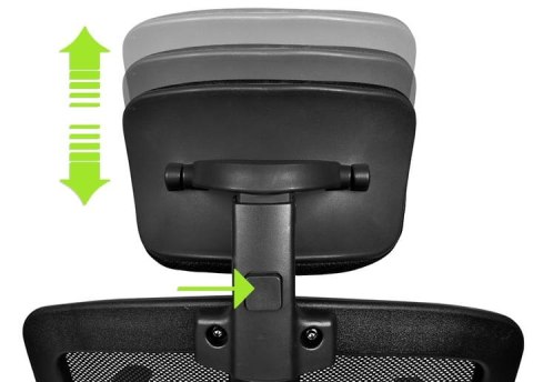 Fotel Biurowy Obrotowy Ergonomiczny / Czarny / MALATEC