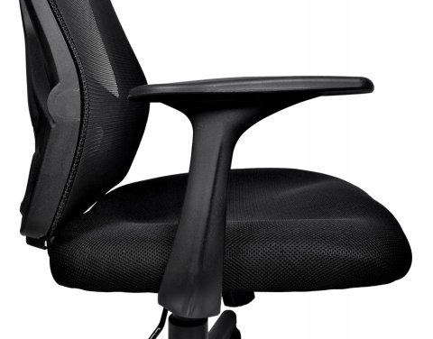Fotel Biurowy Obrotowy Ergonomiczny / Czarny / MALATEC