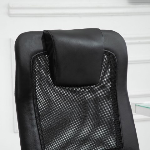 Fotel Biurowy Skóra Eko z Masażem PAKO V