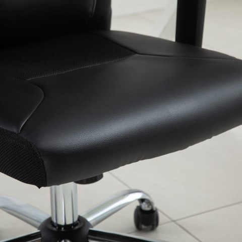 Fotel Biurowy Skóra Eko z Masażem PAKO V