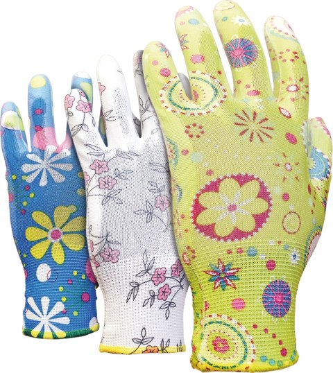 Rękawice ogrodowe / Kolorowe / RGARDEN-PU (6 - XS) Rękawice ogrodowe / Kolorowe / RGARDEN-PU (6 - XS)