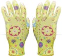 Rękawice ogrodowe / Kolorowe / RGARDEN-PU (6 - XS)