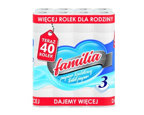 Papier toaletowy 40R FAMILIA 3W - 40 Rolek Papier toaletowy 40R FAMILIA 3W - 40 Rolek