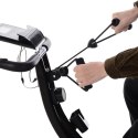Rower Stacjonarny 2w1 Składany Magnetyczny Czarny PAKO A90-196