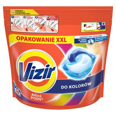 VIZIR Kapsułki Do Prania All In 1 PODS Do Koloru 50 szt. VIZIR Kapsułki Do Prania All In 1 PODS Do Koloru 50 szt.