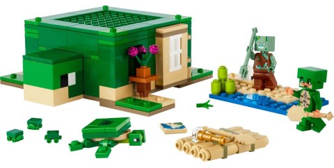 21254 - LEGO Minecraft - Domek na plaży żółwi 21254 - LEGO Minecraft - Domek na plaży żółwi