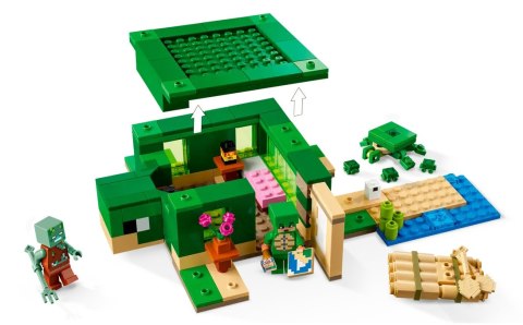 21254 - LEGO Minecraft - Domek na plaży żółwi 21254 - LEGO Minecraft - Domek na plaży żółwi