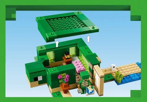 21254 - LEGO Minecraft - Domek na plaży żółwi 21254 - LEGO Minecraft - Domek na plaży żółwi