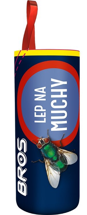 BROS - lep okrągły na muchy - 10 szt. BROS - lep okrągły na muchy - 10 szt.