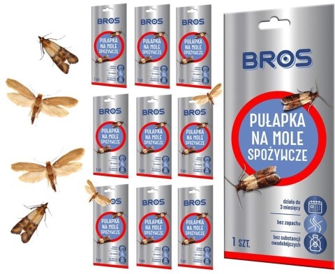 BROS - na mole spożywcze - 10 szt. BROS - na mole spożywcze - 10 szt.