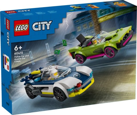 60415 - LEGO City - Pościg radiowozu za muscle carem 60415 - LEGO City - Pościg radiowozu za muscle carem