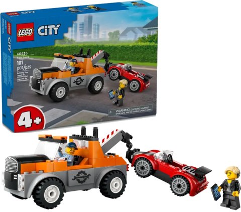 60435 - LEGO City - Samochód pomocy drogowej i naprawa sportowego auta 60435 - LEGO City - Samochód pomocy drogowej i naprawa sportowego auta