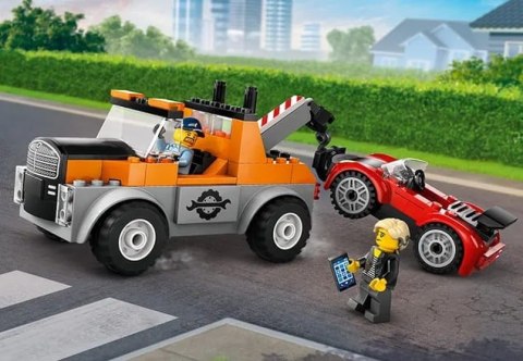 60435 - LEGO City - Samochód pomocy drogowej i naprawa sportowego auta 60435 - LEGO City - Samochód pomocy drogowej i naprawa sportowego auta
