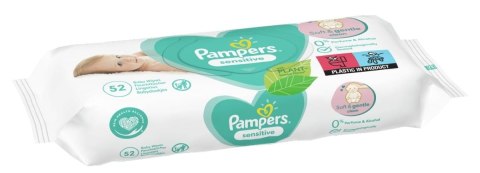 PAMPERS Chusteczki Nawilżane Sensitive 52 szt. - 1 op. PAMPERS Chusteczki Nawilżane Sensitive 52 szt. - 1 op.