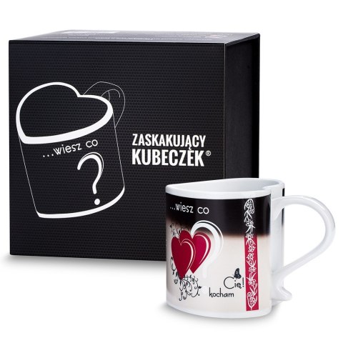 Zaskakujący Kubeczek w pudełku Kocham Cię magiczny Zaskakujący Kubeczek w pudełku Kocham Cię magiczny