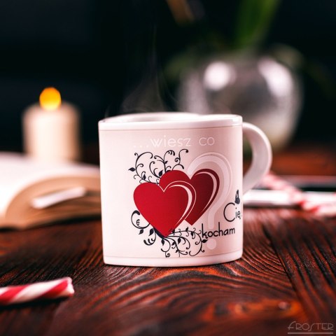 Zaskakujący Kubeczek w pudełku Kocham Cię magiczny Zaskakujący Kubeczek w pudełku Kocham Cię magiczny