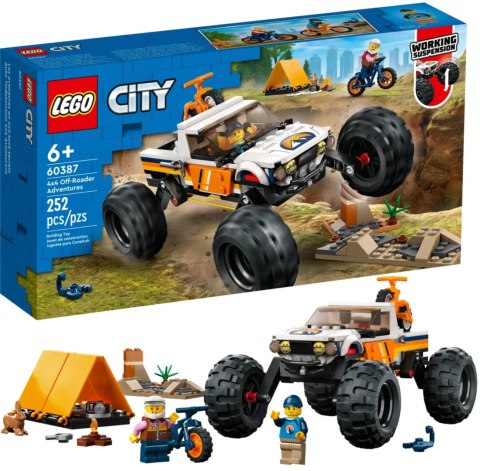 60387 - LEGO City - Przygody samochodem terenowym z napędem 4x4 60387 - LEGO City - Przygody samochodem terenowym z napędem 4x4