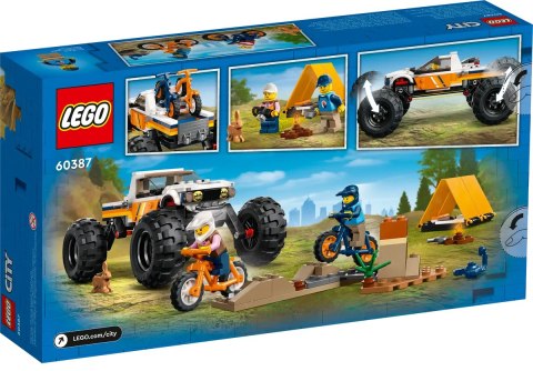 60387 - LEGO City - Przygody samochodem terenowym z napędem 4x4 60387 - LEGO City - Przygody samochodem terenowym z napędem 4x4