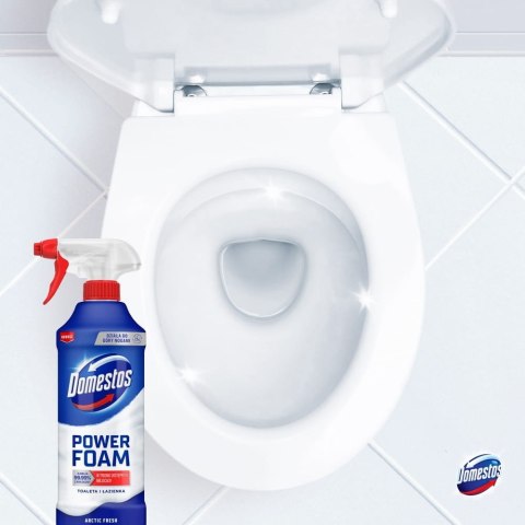 Domestos Power Foam Piana Do Mycia Toalety i Łazienki Arctic Fresh 435ml Domestos Power Foam Piana Do Mycia Toalety i Łazienki Arctic Fresh 435ml
