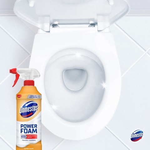 Domestos Power Foam Piana Do Mycia Toalety i Łazienki Citrus Blast 435ml Domestos Power Foam Piana Do Mycia Toalety i Łazienki Citrus Blast 435ml
