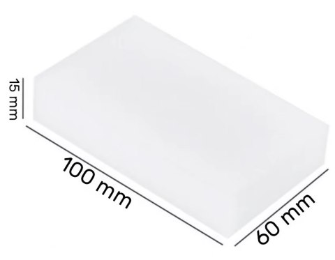 Magiczna Gąbka 100x60x15mm - 1 szt.