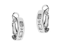 Kolczyki z prostokątnymi kryształami (P9523A)