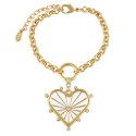 Bransoletka z sercem z kolekcji Bella (B23/ZWE/23/1AU)