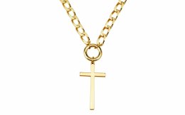 Choker z krzyżem z kolekcji Heavenly (C15/ROZ/21AU)