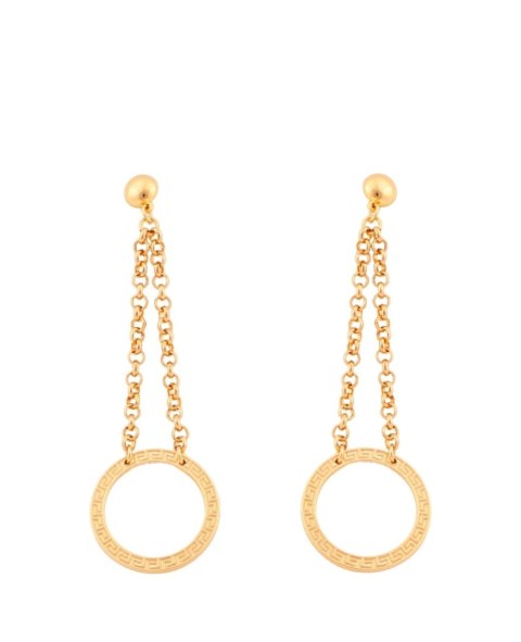 Długie kolczyki z okręgami (P22/LAT/64AU)