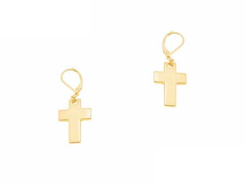 Kolczyki drobne krzyżyki (P21/WIO/52AU)
