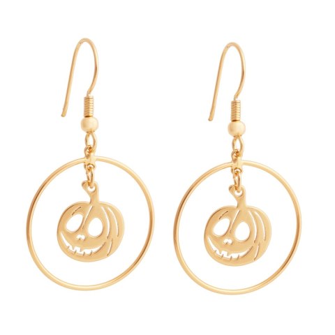 Kolczyki dynie w kole (P21/HAL/01AU)