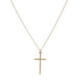 Łańcuszek męski z krzyżem 50 cm (C22/MEN/30AU)