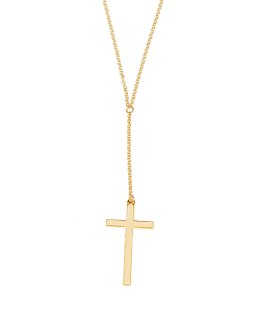 Naszyjnik cieniutki z krzyżem z kolekcji Heavenly (C15/ROZ/18AU)