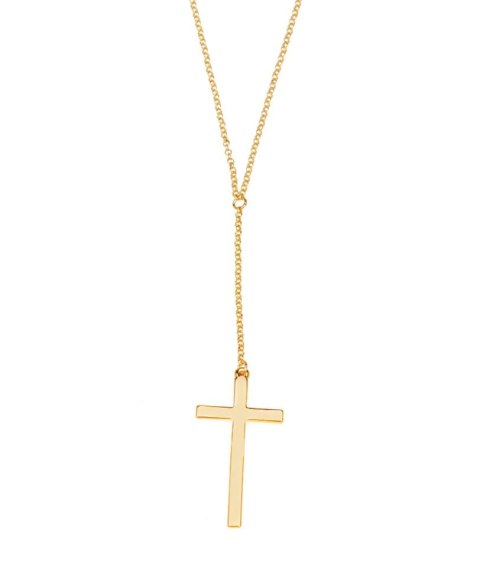 Naszyjnik cieniutki z krzyżem z kolekcji Heavenly (C15/ROZ/18AU) Naszyjnik cieniutki z krzyżem z kolekcji Heavenly (C15/ROZ/18AU)