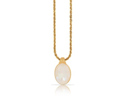 Naszyjnik z dużym, mieniącym się kamieniem White Opal z kolekcji Primero (C23/ZIM/113/2AU) Naszyjnik z dużym, mieniącym się kamieniem White Opal z kolekcji Primero (C23/ZIM/113/2AU)