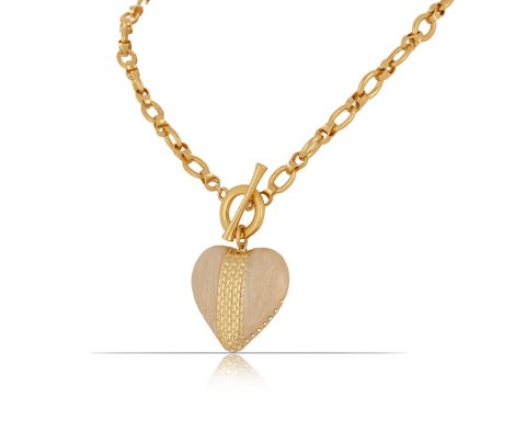 Naszyjnik z perłowym sercem z kryształkami z kolekcji Heart Harmony (C23/ZIM/96AU) Naszyjnik z perłowym sercem z kryształkami z kolekcji Heart Harmony (C23/ZIM/96AU)