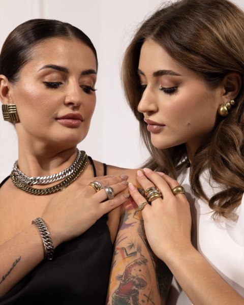 Kolczyki "Eden" średnie z kolekcji Nincevic (P24/JES/29)