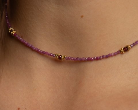 Naszyjnik z rubinów (C24/KOR/256/5AU)