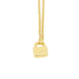 Kłódeczka z grawerem na łańcuszku premium (1.5cm)