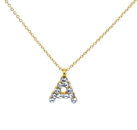Literki na łańcuszku złote (0,8mm) Literki na łańcuszku złote (0,8mm)