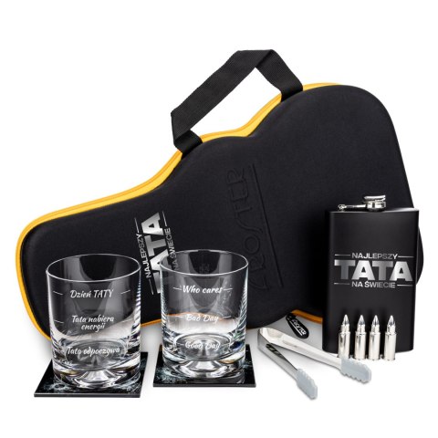 Gitarowy Zestaw do Whisky dla Taty - prezent na Dzień Ojca - na urodziny Gitarowy Zestaw do Whisky dla Taty - prezent na Dzień Ojca - na urodziny