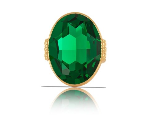 Pierścionek z dużym, mieniącym się kamieniem Majestic Green z kolekcji Primero (R23/ZIM/113/1AU) Pierścionek z dużym, mieniącym się kamieniem Majestic Green z kolekcji Primero (R23/ZIM/113/1AU)