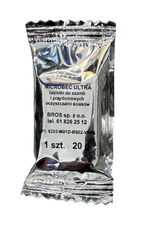 BROS - Microbec ULTRA - tabletka do szamb - 1 szt. BROS - Microbec ULTRA - tabletka do szamb - 1 szt.