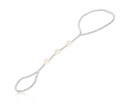 Bransoletka z opalami zdobiąca dłoń (B24/LAT/13AG)