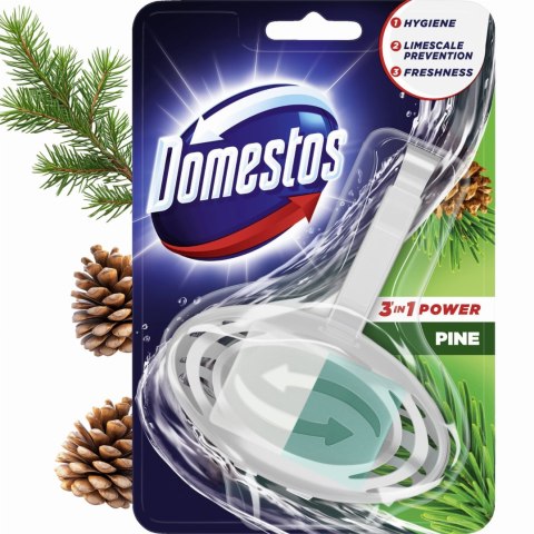 Domestos Kostka Toaletowa WC 3w1 Power Pine 35g Domestos Kostka Toaletowa WC 3w1 Power Pine 35g