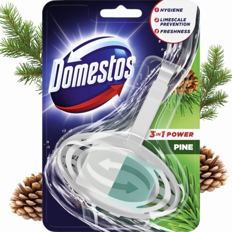 Domestos Kostka Toaletowa WC 3w1 Power Pine 35g Domestos Kostka Toaletowa WC 3w1 Power Pine 35g