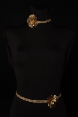 Pasek bismark z kwiatem (LV23/FSH/08AU)